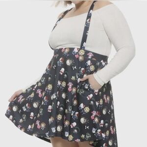 XL Hello Kitty & My Hero Academia Skirt HOT TOPIC